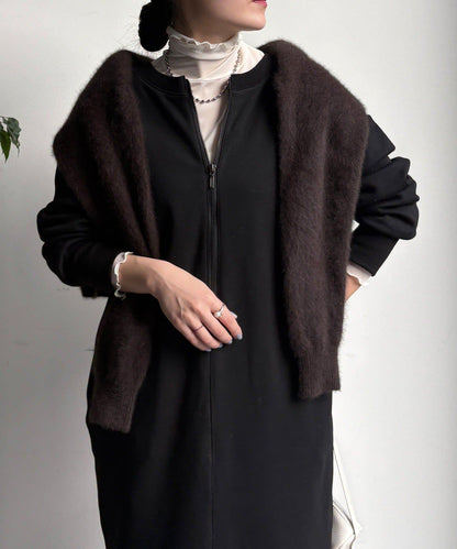 加絨衛衣連衣裙