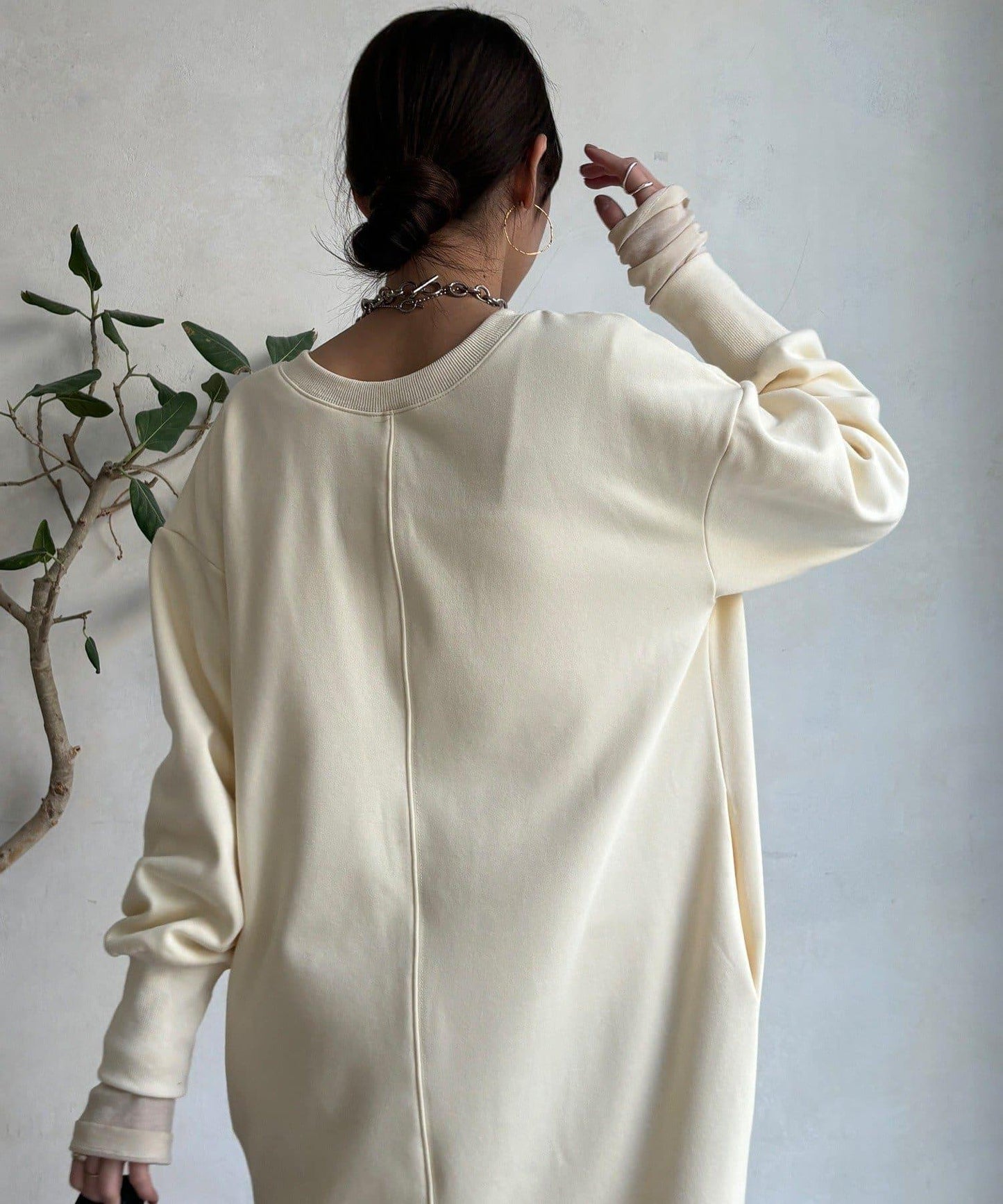 加絨衛衣連衣裙