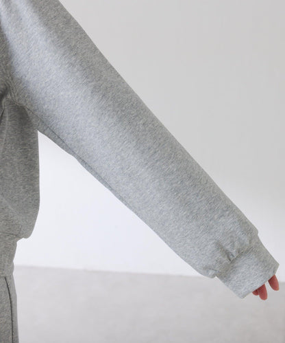 【舒適/百搭】不對稱半拉鍊套裝