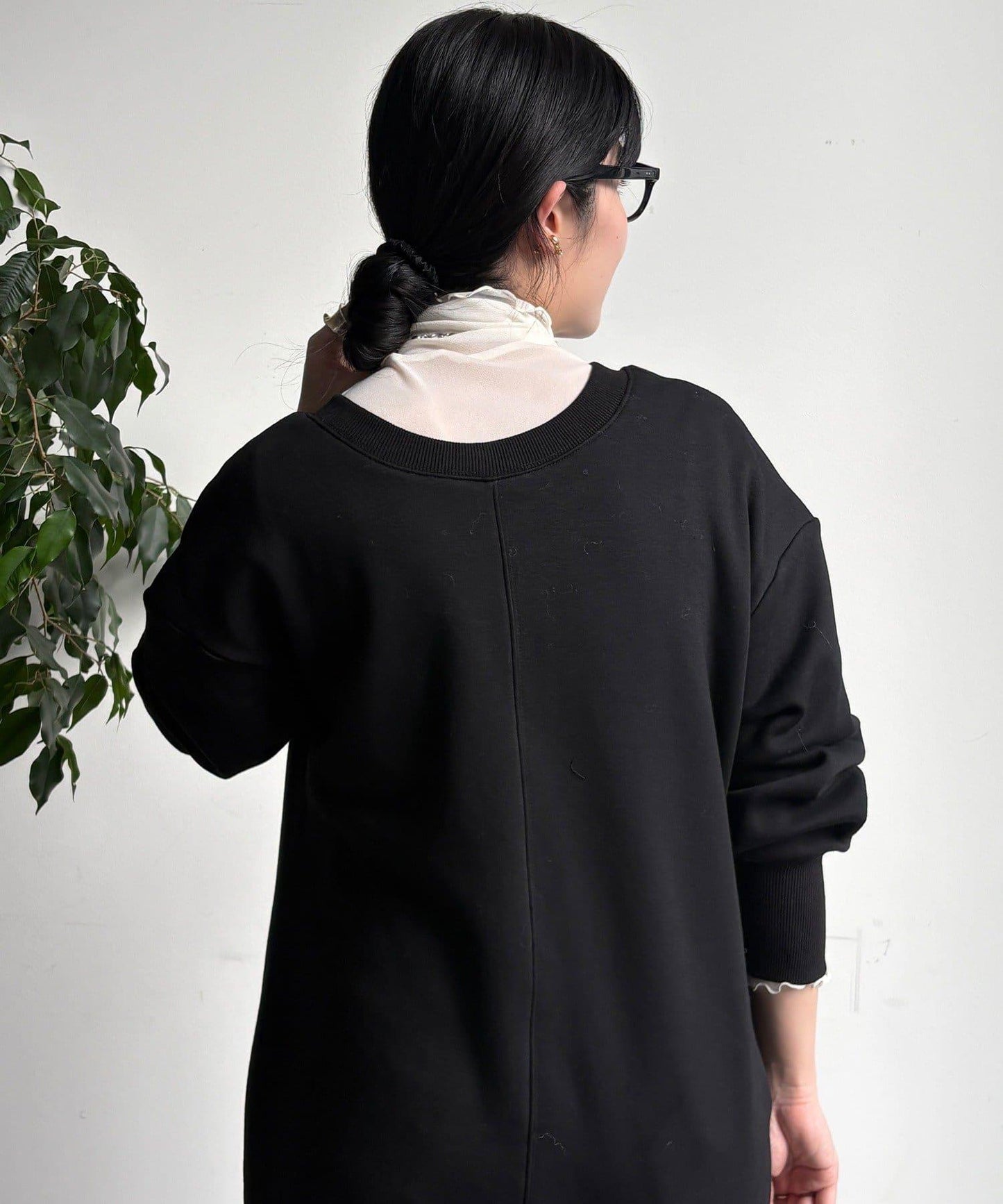 加絨衛衣連衣裙