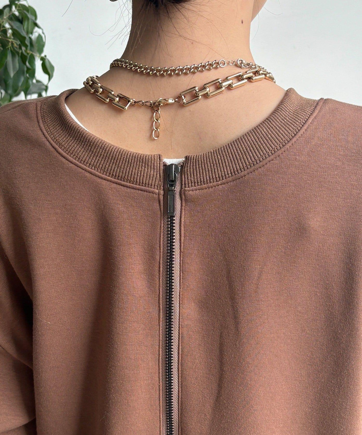 加絨衛衣連衣裙