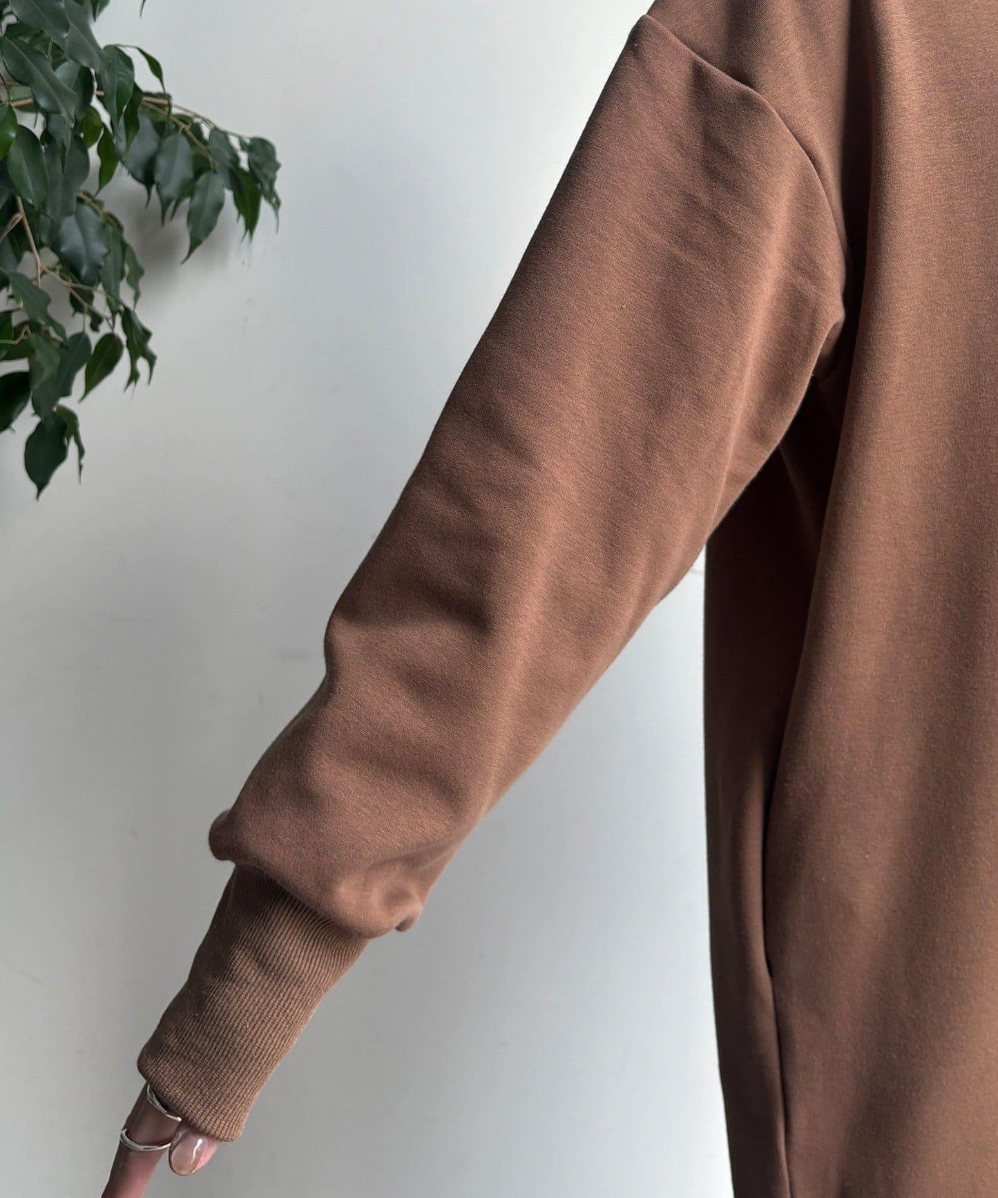 加絨衛衣連衣裙