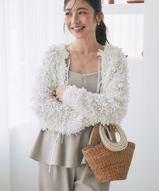 膠帶紗線前後兩穿開衫