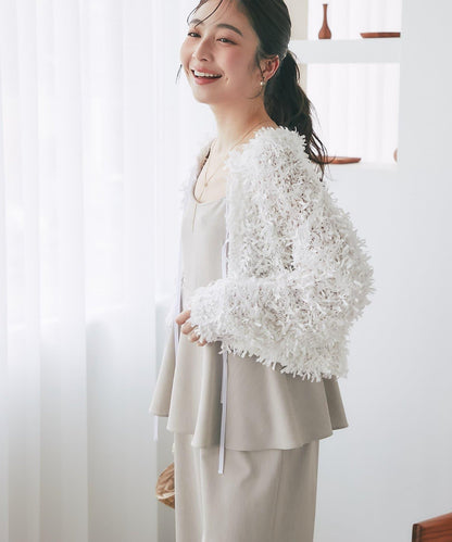 膠帶紗線前後兩穿開衫