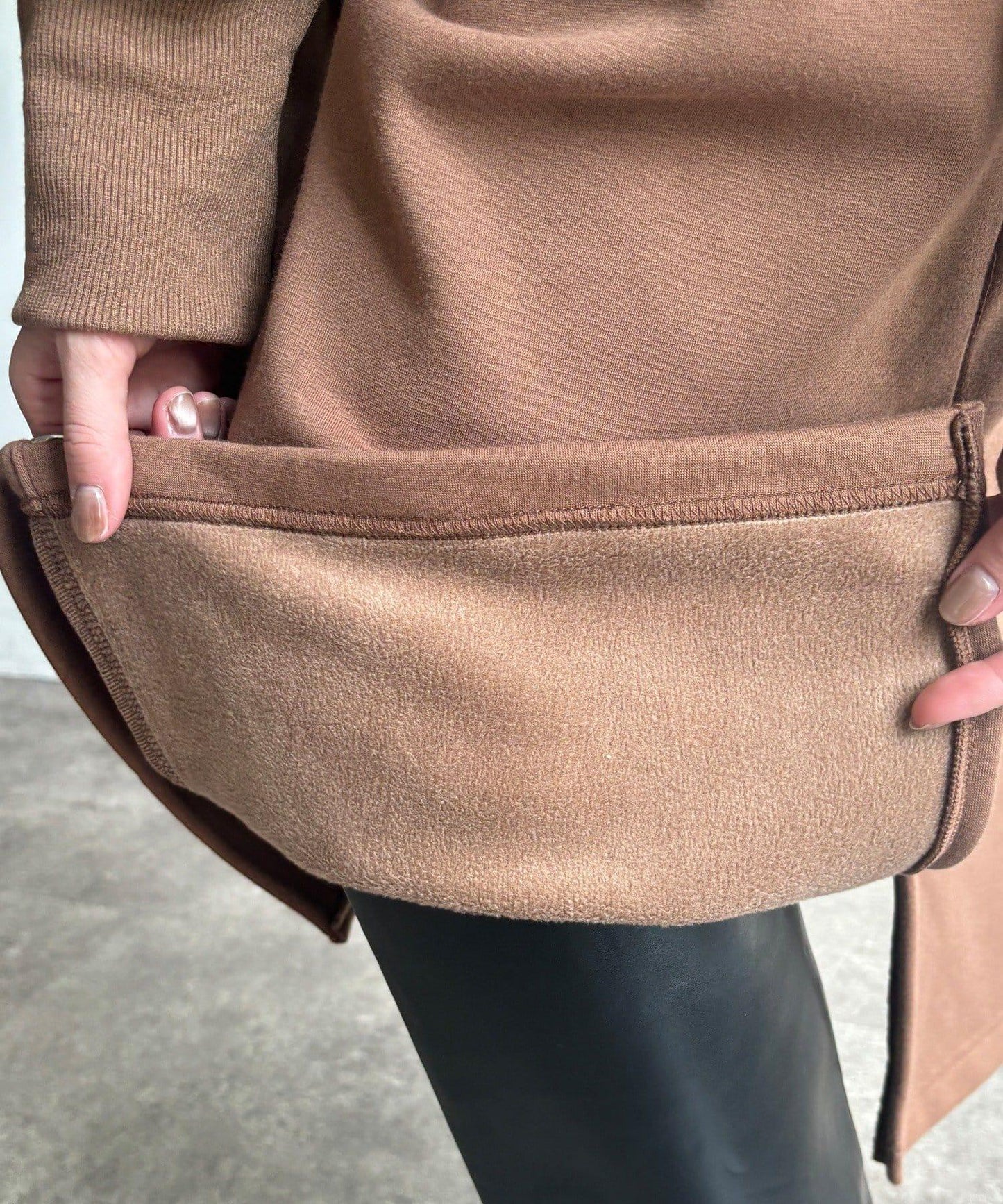 加絨衛衣連衣裙