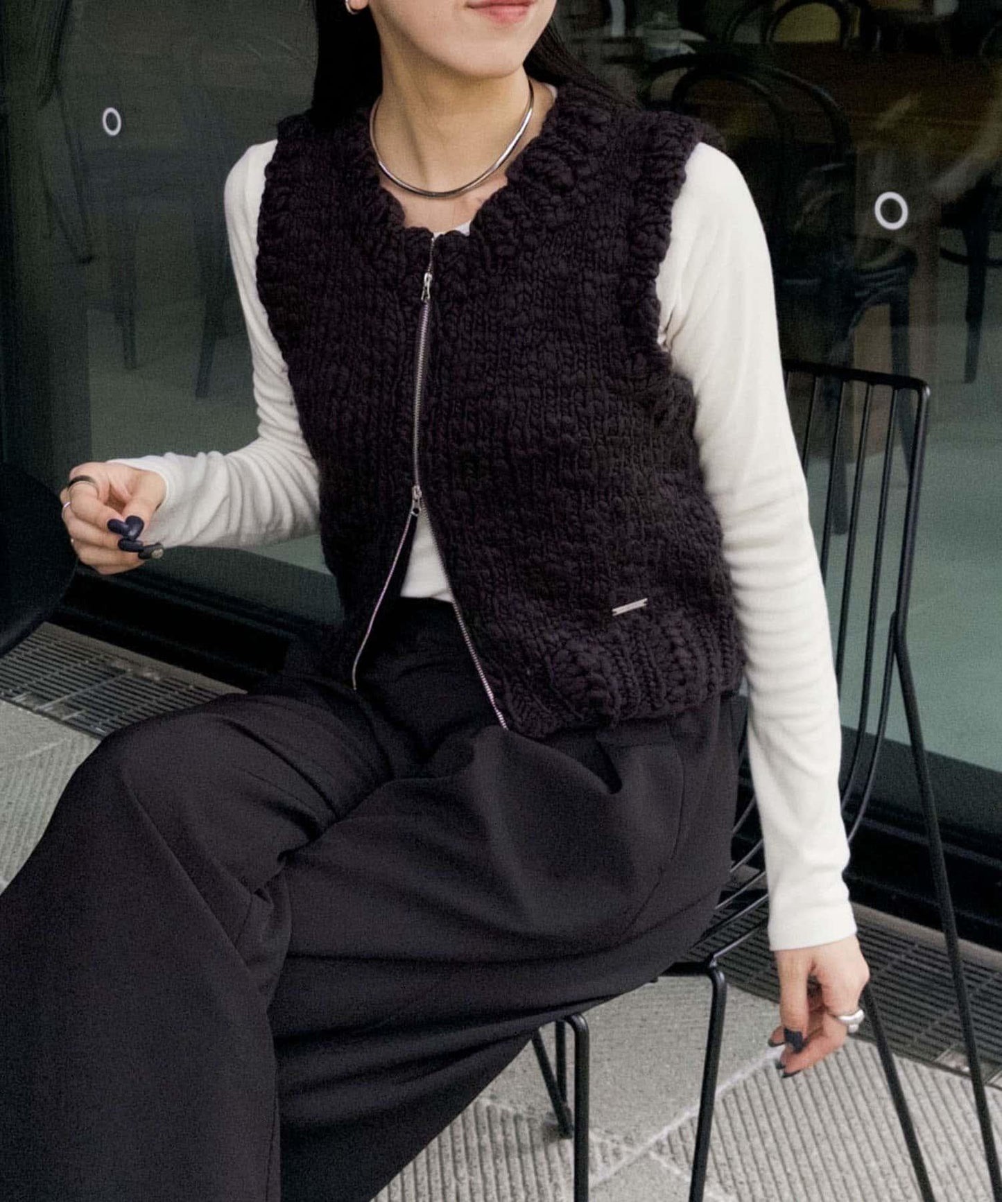 【CAPRICIEUX LE'MAGE】手工編織背心