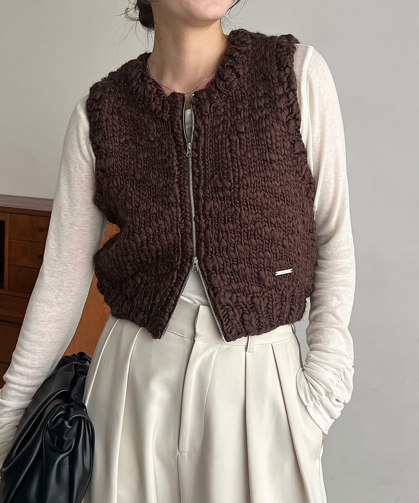 【CAPRICIEUX LE'MAGE】手工編織背心