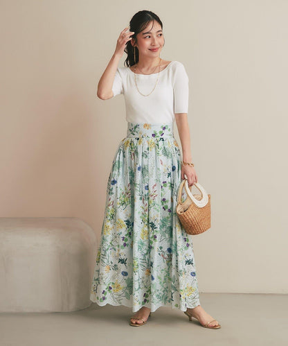 【復刻・新色黃色登場】亮片羅紋一字肩五分袖針織衫