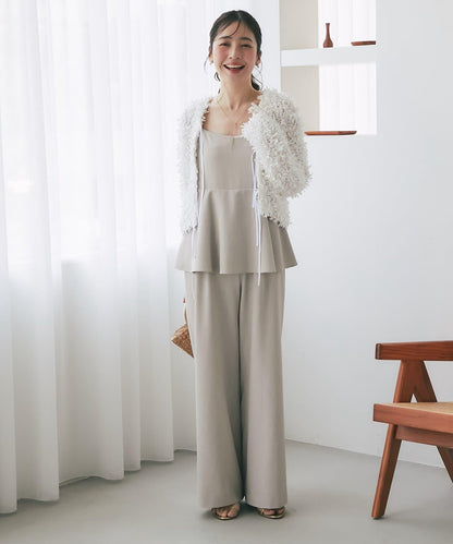 膠帶紗線前後兩穿開衫