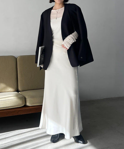 開叉袖西裝外套