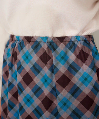 拼接透視半身裙