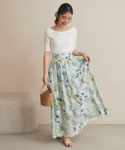 【復刻・新色黃色登場】亮片羅紋一字肩五分袖針織衫