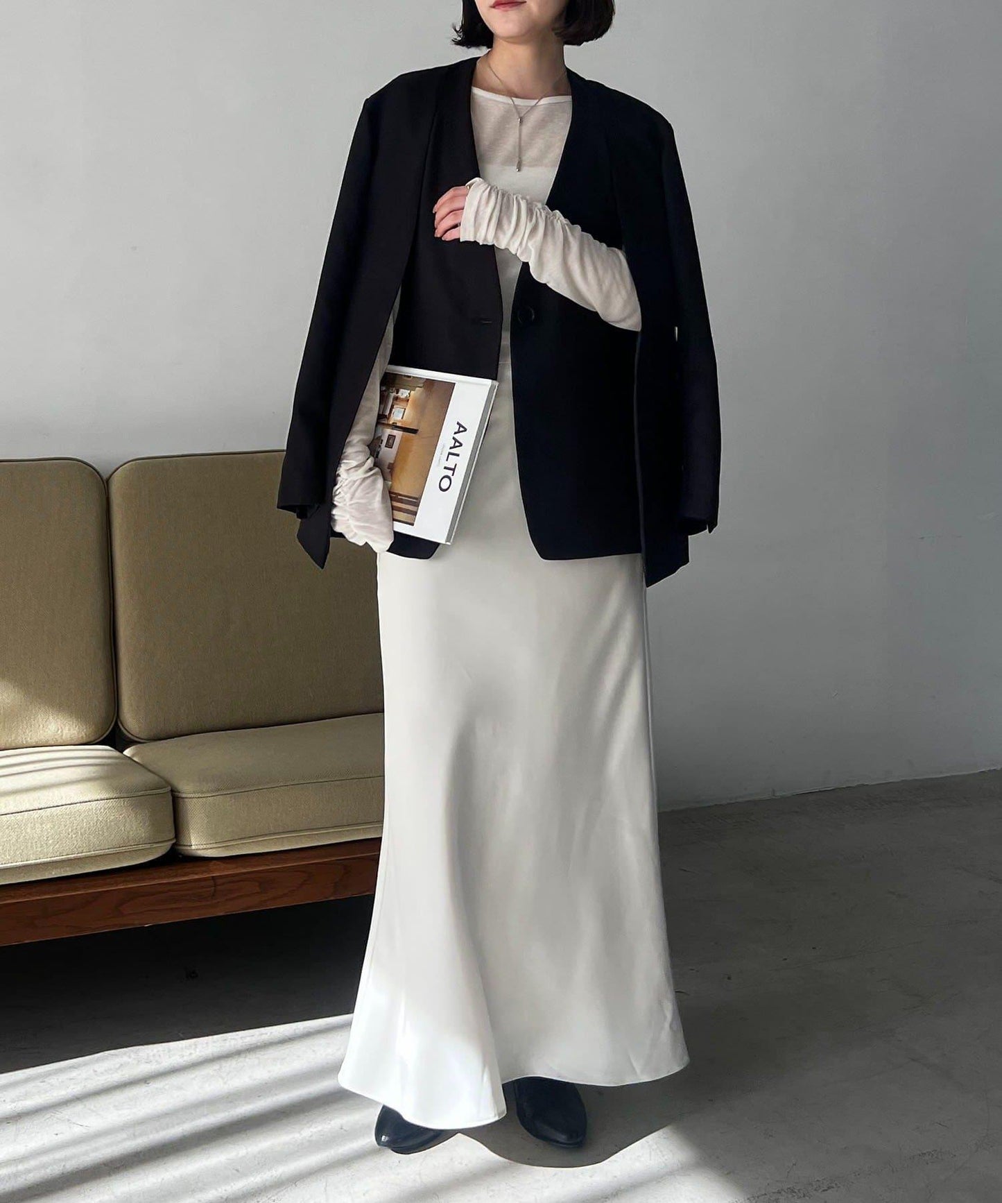 開叉袖西裝外套