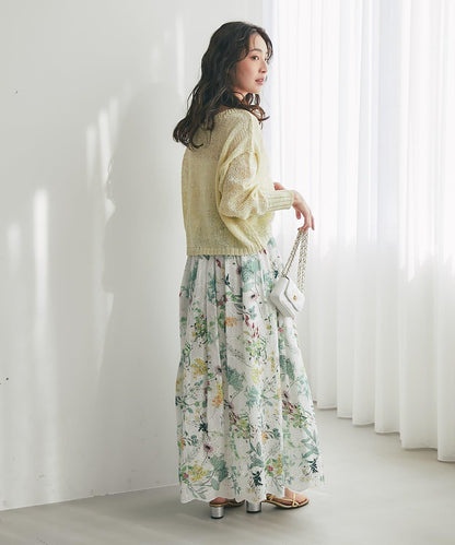 【復刻・新色黃色登場】亮片麻花針織衫