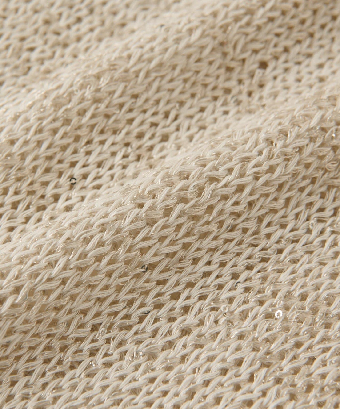 【復刻・新色黃色登場】亮片麻花針織衫