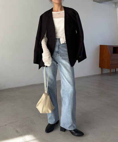 開叉袖西裝外套