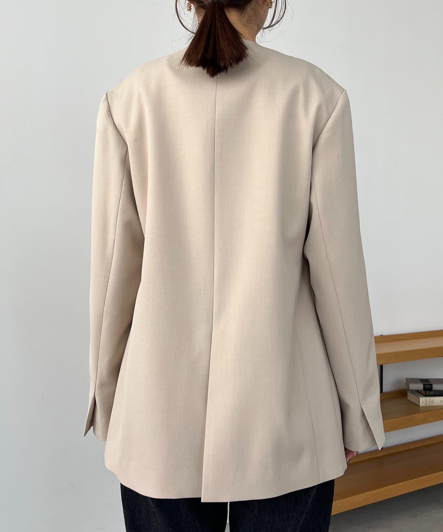 開叉袖西裝外套