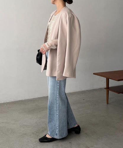 開叉袖西裝外套