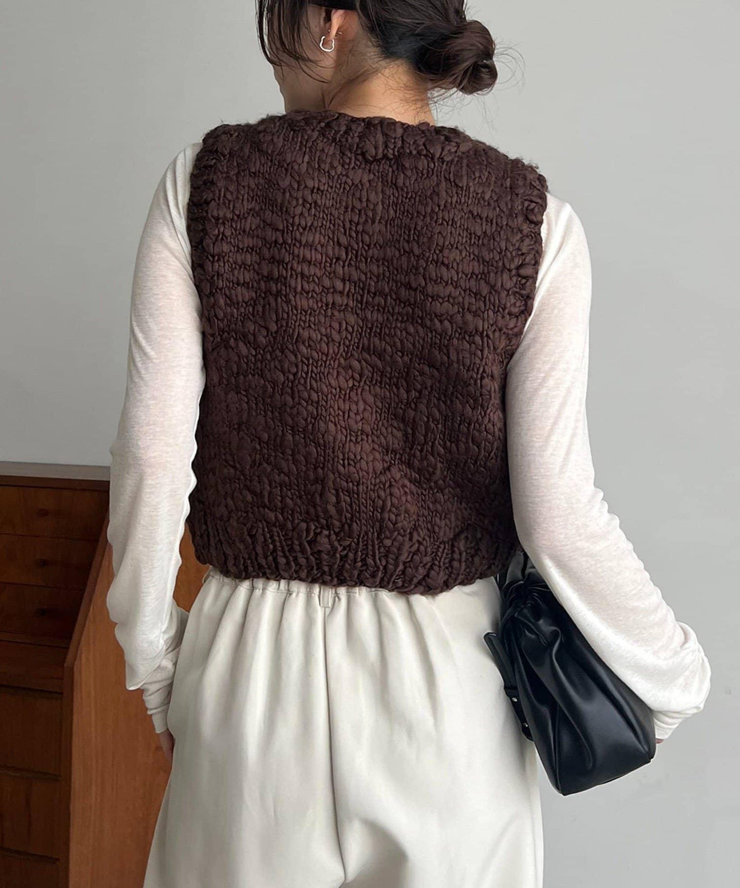 【CAPRICIEUX LE'MAGE】手工編織背心