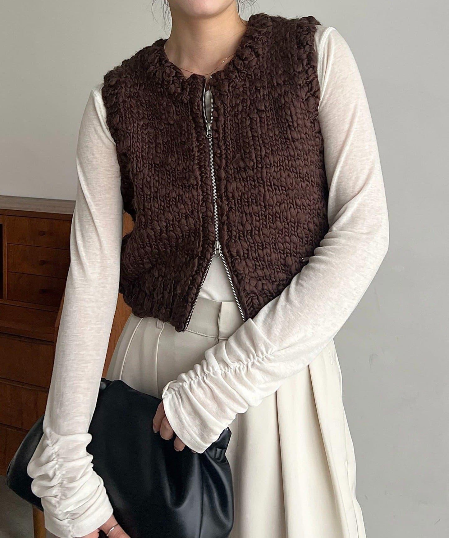 【CAPRICIEUX LE'MAGE】手工編織背心