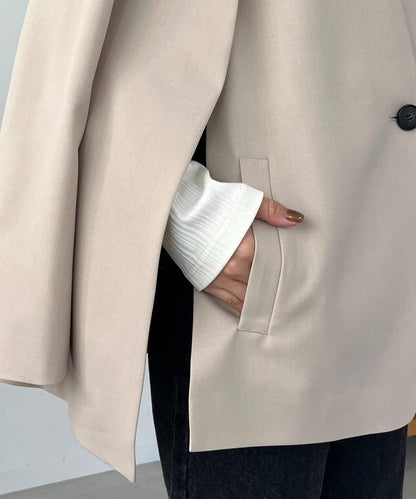 開叉袖西裝外套