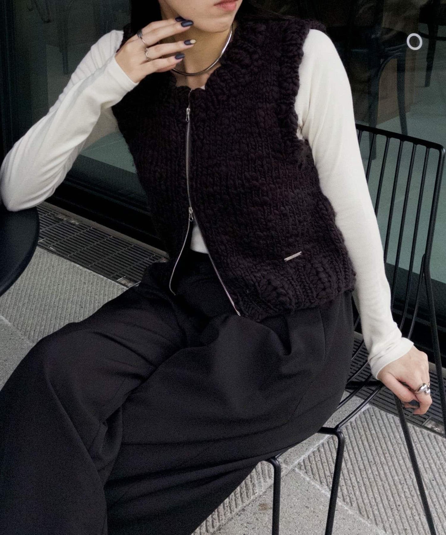 【CAPRICIEUX LE'MAGE】手工編織背心