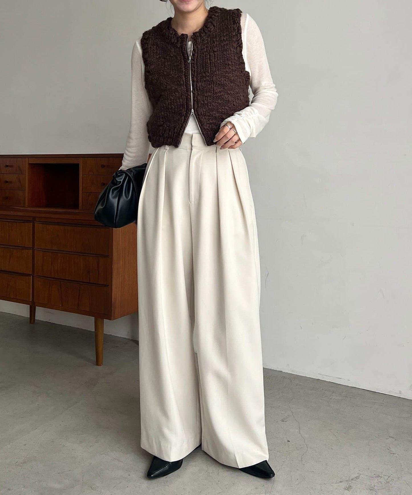 【CAPRICIEUX LE'MAGE】手工編織背心