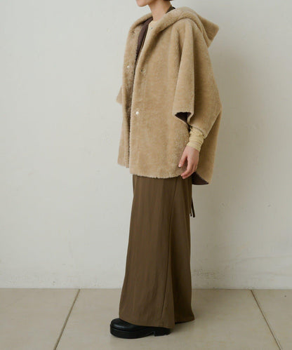 【Omekashi】短款仿毛絨斗篷