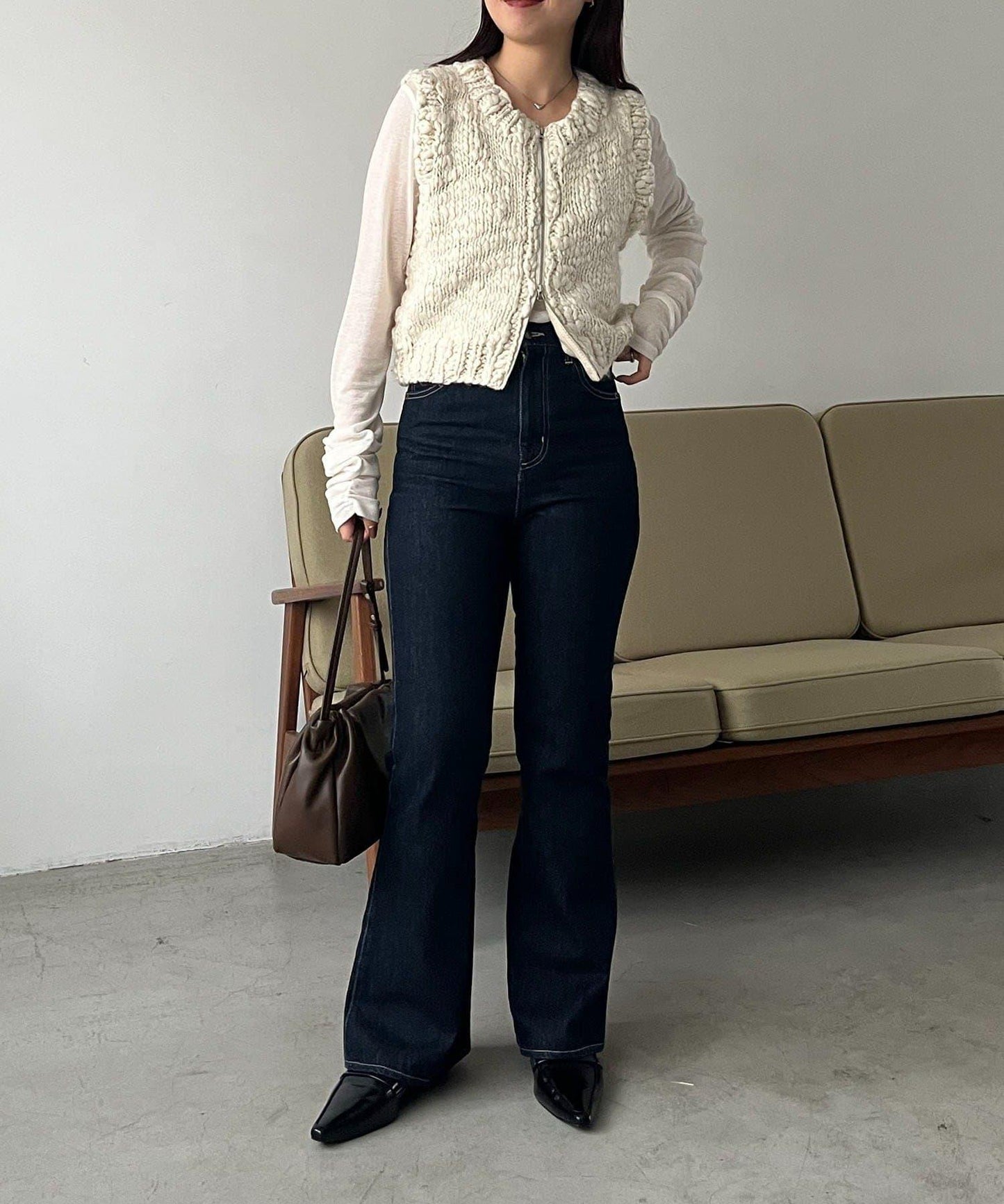 【CAPRICIEUX LE'MAGE】手工編織背心