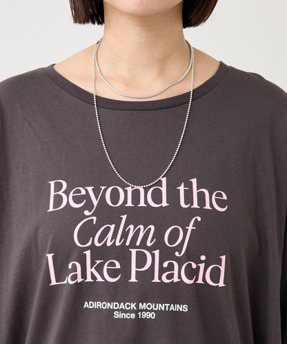 拼色大字母長袖T恤