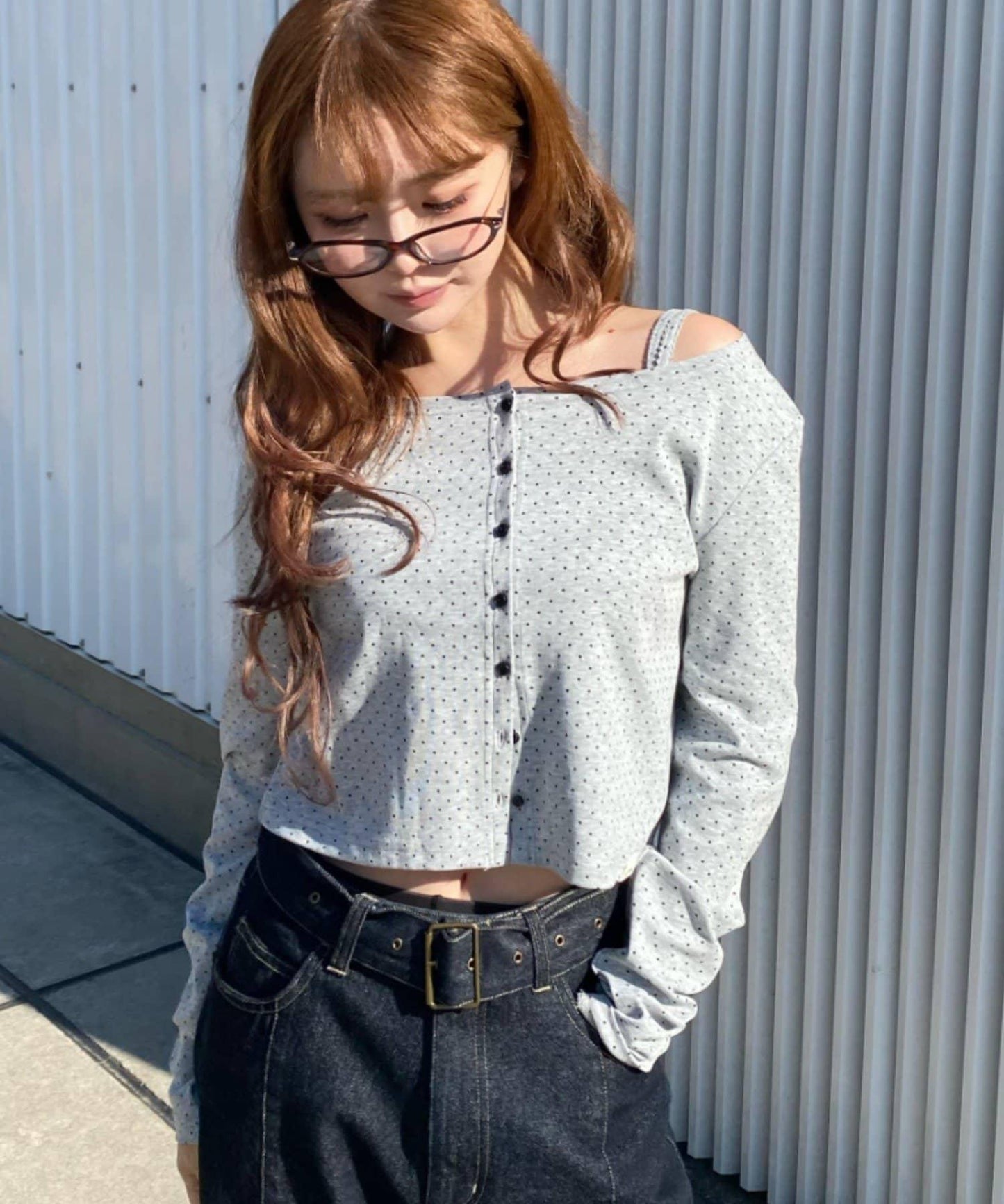 吊帶套裝緊身開衫