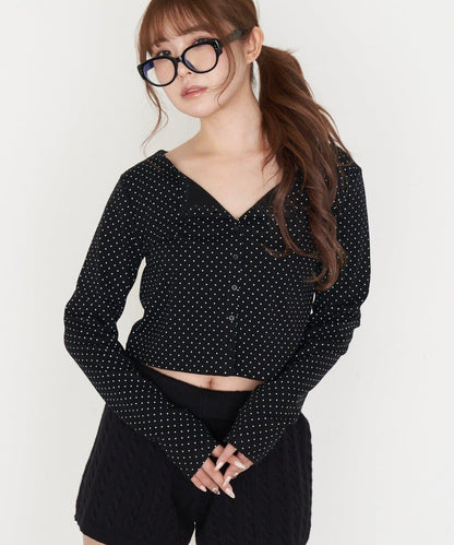 吊帶套裝緊身開衫