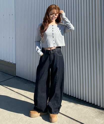 吊帶套裝緊身開衫