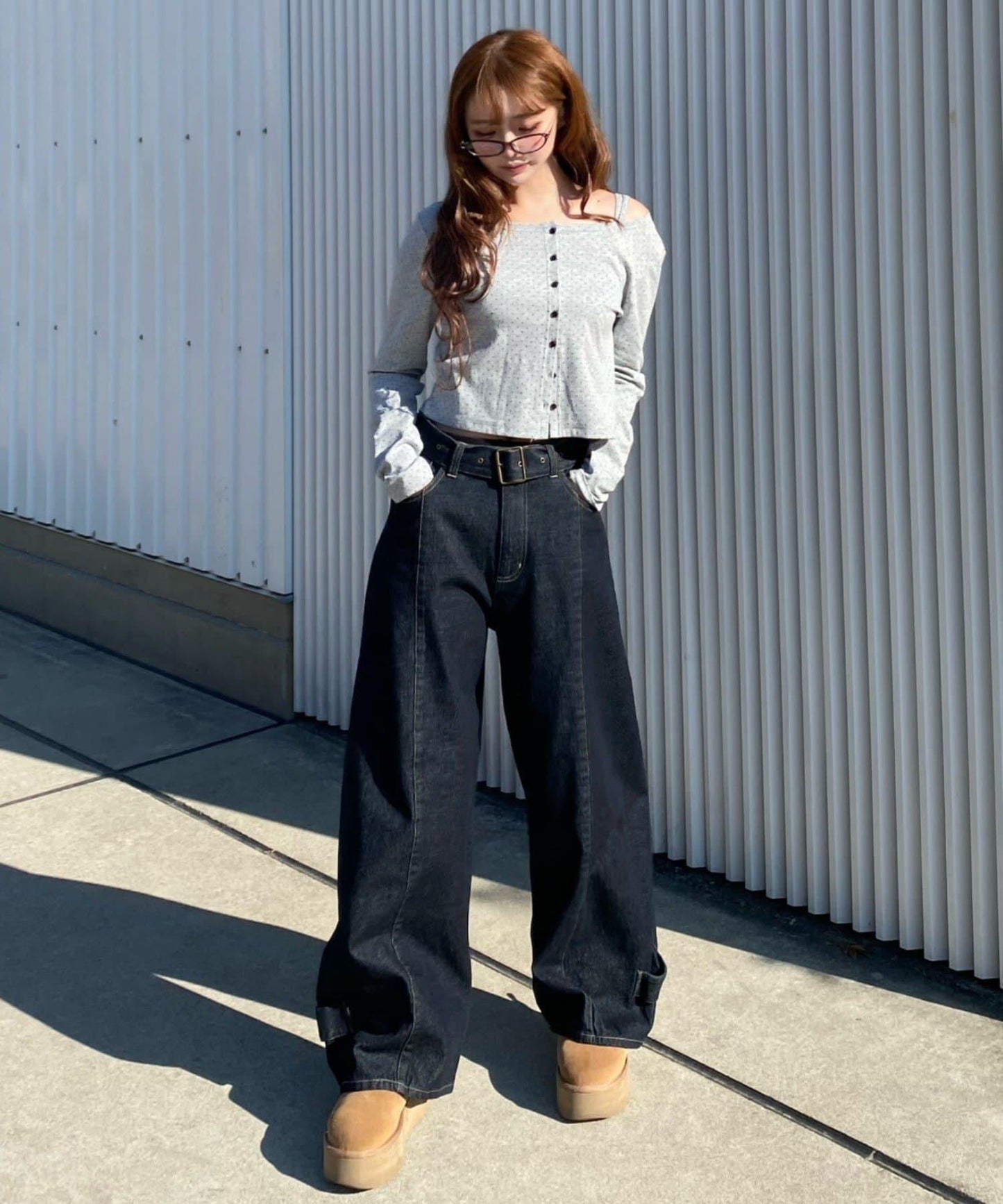 吊帶套裝緊身開衫