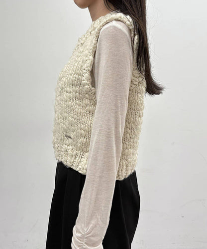 【CAPRICIEUX LE'MAGE】手工編織背心