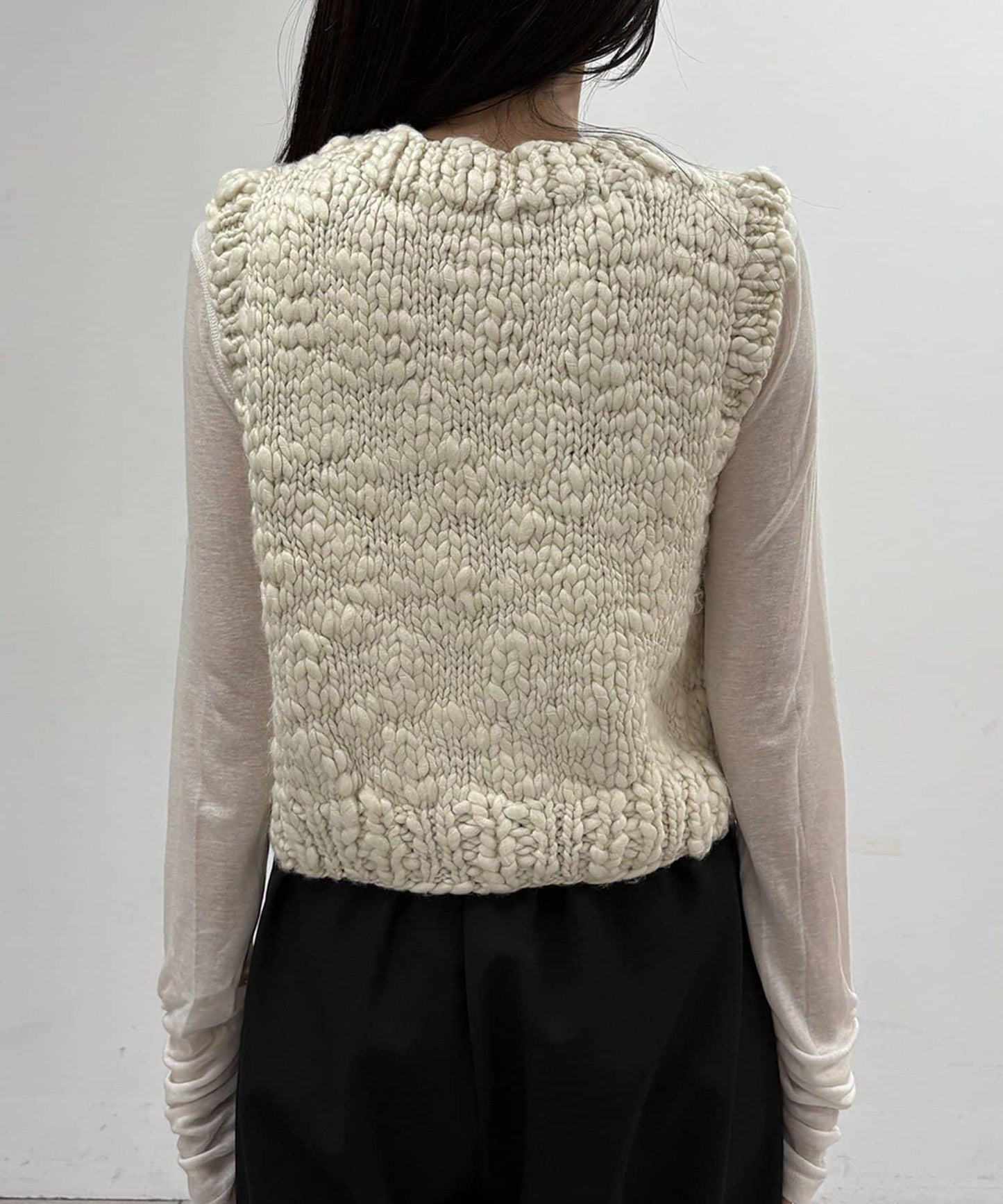 【CAPRICIEUX LE'MAGE】手工編織背心