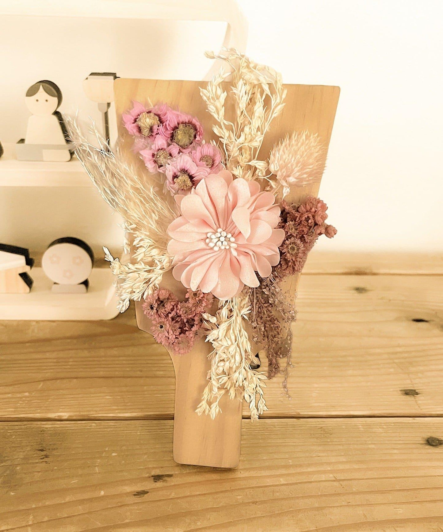 羽子板乾花裝飾擺件/女兒節