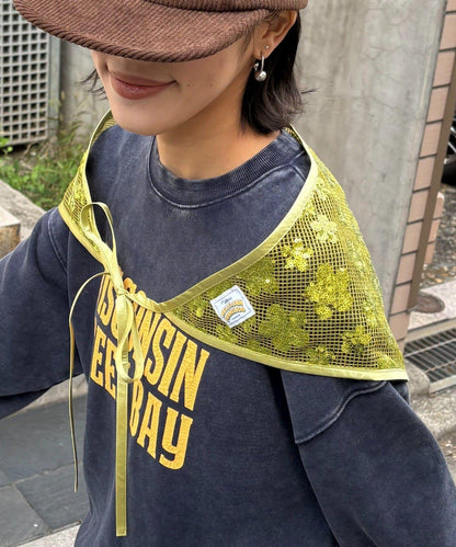 【CIAOPANIC TYPY】H.S亮片三角圍巾