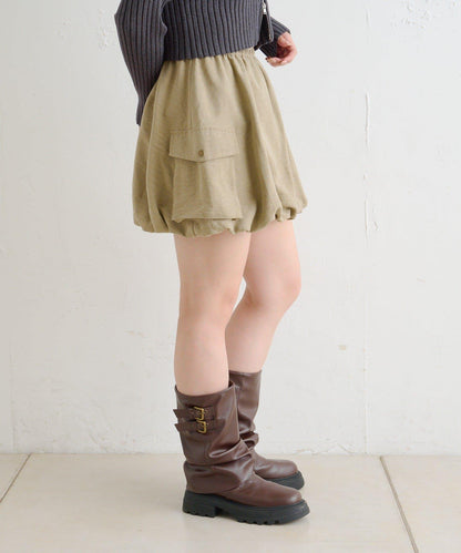 【w closet】泡泡工裝半身裙