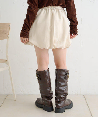 【w closet】泡泡工裝半身裙