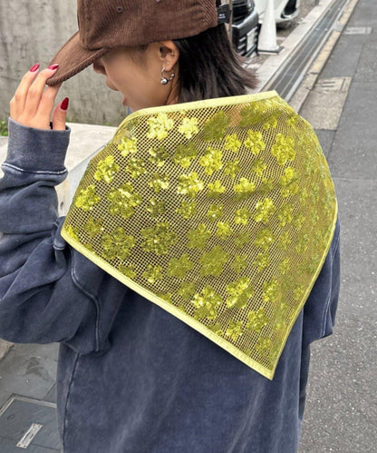 【CIAOPANIC TYPY】H.S亮片三角圍巾