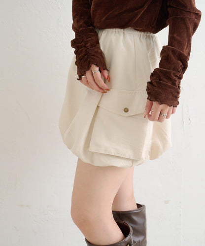 【w closet】泡泡工裝半身裙