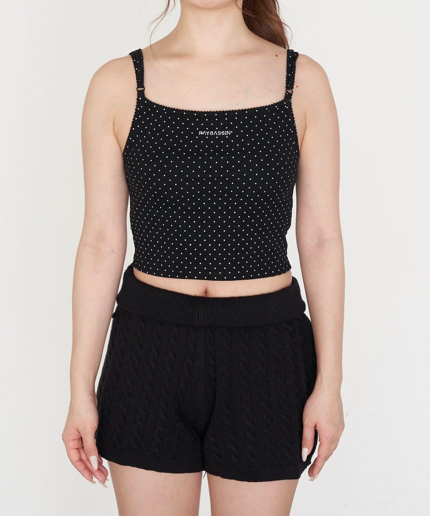 吊帶套裝緊身開衫