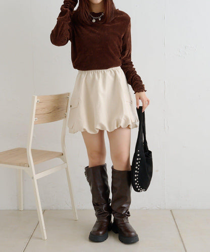 【w closet】泡泡工裝半身裙