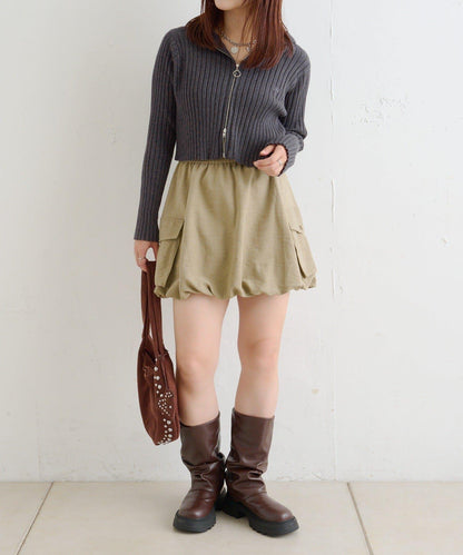 【w closet】泡泡工裝半身裙