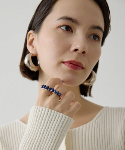 【Hoaw.】珍珠雙環戒指