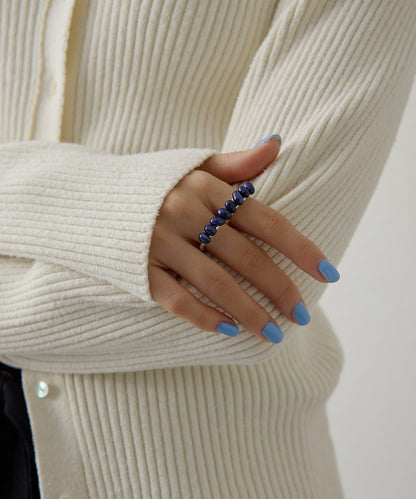 【Hoaw.】珍珠雙環戒指