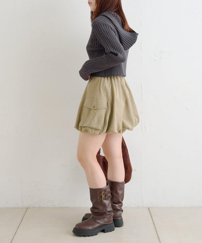 【w closet】泡泡工裝半身裙