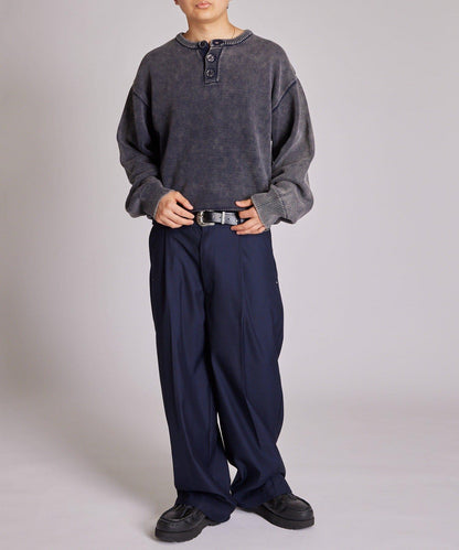 【WHO'S WHO gallery】單褶錐形休閒褲