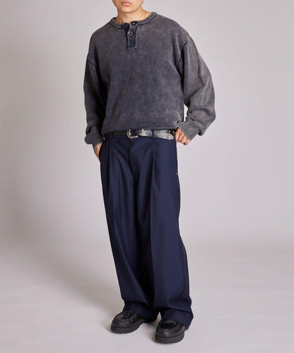 【WHO'S WHO gallery】單褶錐形休閒褲